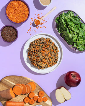 Μοσχάρι με γλυκοπατάτα & μήλο